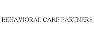 BEHAVIORAL CARE PARTNERS