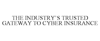 THE INDUSTRY'S TRUSTED GATEWAY TO CYBER INSURANCE