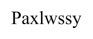 PAXLWSSY