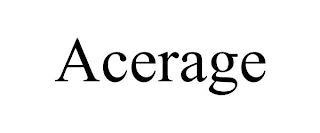 ACERAGE