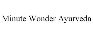MINUTE WONDER AYURVEDA
