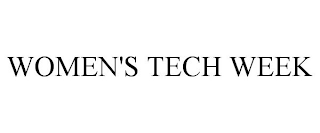 WOMEN'S TECH WEEK