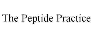 THE PEPTIDE PRACTICE