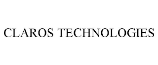 CLAROS TECHNOLOGIES