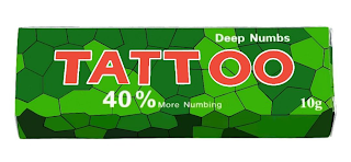 DEEP NUMBS TATTOO 40% MORE NUMBING 10G