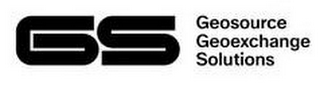 GS GEOSOURCE GEOEXCHANGE SOLUTIONS