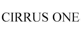 CIRRUS ONE