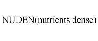 NUDEN(NUTRIENTS DENSE)