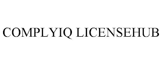 COMPLYIQ LICENSEHUB