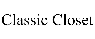 CLASSIC CLOSET
