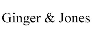 GINGER & JONES