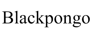 BLACKPONGO