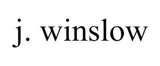 J. WINSLOW