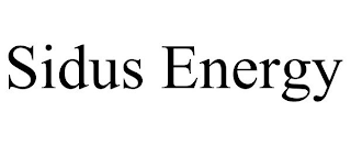 SIDUS ENERGY
