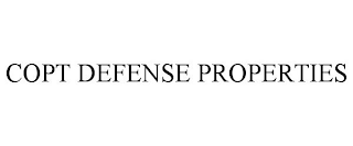 COPT DEFENSE PROPERTIES