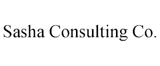 SASHA CONSULTING CO.