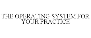 THE OPERATING SYSTEM FOR YOUR PRACTICE