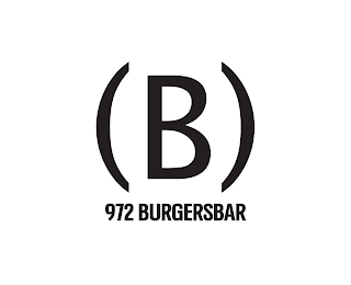 (B) 972 BURGERSBAR