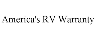 AMERICA'S RV WARRANTY