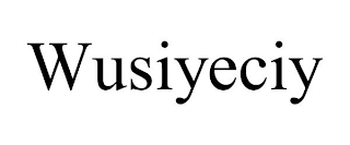 WUSIYECIY