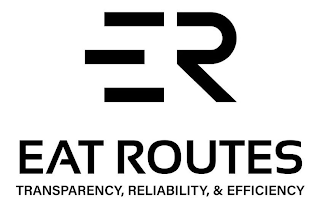 ER EAT ROUTES TRANSPARENCY, RELIABILITY, & EFFICIENCY