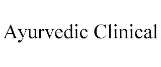 AYURVEDIC CLINICAL
