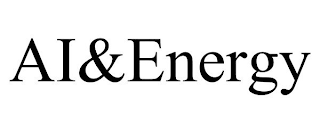 AI&ENERGY