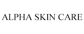 ALPHA SKIN CARE