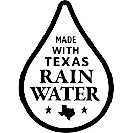 MADE WITH TEXAS RAINWATER