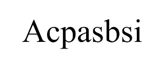 ACPASBSI