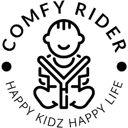 · COMFY RIDER HAPPY · KIDZ HAPPY LIFE