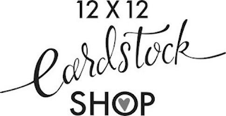 12X12 CARDSTOCK SHOP