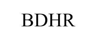 BDHR