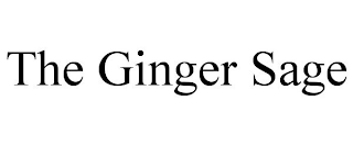 THE GINGER SAGE