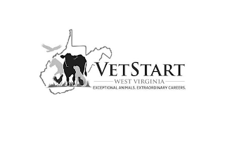 VETSTART WEST VIRGINIA EXCEPTIONAL ANIMALS. EXTRAORDINARY CAREERS.