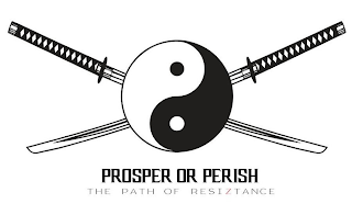 PROSPER OR PERISH THE PATH OF RESIZTANCE