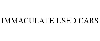 IMMACULATE USED CARS