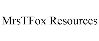 MRSTFOX RESOURCES