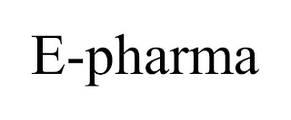 E-PHARMA