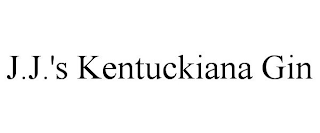 J.J.'S KENTUCKIANA GIN