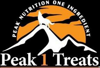 PEAK 1 TREATS PEAK NUTRITION ONE INGREDIENT