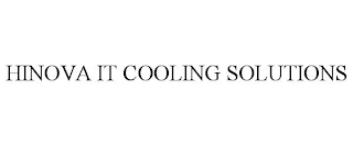 HINOVA IT COOLING SOLUTIONS