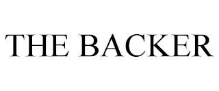 THE BACKER