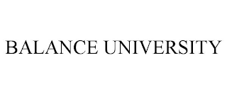 BALANCE UNIVERSITY