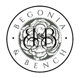 B&B BEGONIA & BENCH