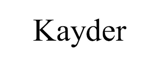 KAYDER