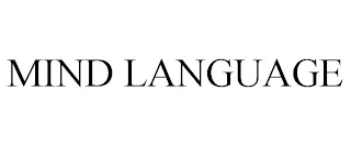 MIND LANGUAGE