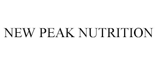 NEW PEAK NUTRITION