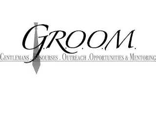 G.R.O.O.M. GENTLEMANS. RESOURCES. OUTREACH. OPPORTUNITIES & MENTORING