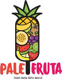 PALE FRUTA PALETA HECHA 100% NATURAL